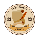 23in23 April Participant Badge
