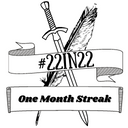 22in22 Month-Long Streak Badge