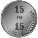 15in15 Silver Badge